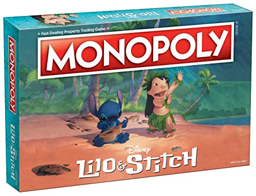 Monopoly Disney Lilo & Stitch Board Game | Based on Disney's Lilo and Stitch Animated Movie | Collectible Monopoly Board von USAopoly