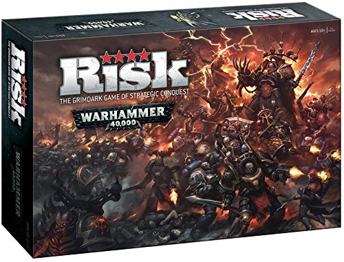 Risk Warhammer 40.000 Brettspiel | Basierend auf Warhammer 40.000 von Games Workshop | Offiziell lizenziertes Warhammer 40.000 Merchandise | Themed Risk Game von USAopoly
