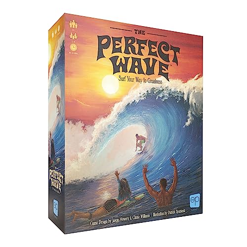 USAopoly The Perfect Wave | Surfing Themed Light Strategy Card Game | Custom Artwork | 2 to 4 Players and Ages 8 and Up von USAopoly