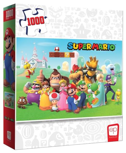 USAopoly TOP-PZ013 Mushroom Kingdom 1000-Piece Super Mario Bros Puzzle, Multicolor USAopoly TOP-PZ013 Mushroom Kingdom 1000-Piece Super Mario Bros Puzzle, Multicolor von USAopoly