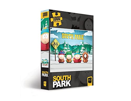 USAopoly PZ078-307-002100-06 South Park Paper Bus Stop Southpark Puzzle von USAopoly