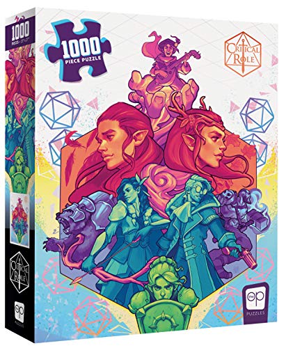 USAopoly PZ139-517-002000-06 Kritische Rolle Critical Role Vox Machina Puzzle, 1000 von USAopoly