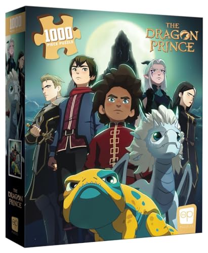 USAopoly TOP-PZ043 Dragon Prince Heroes at The Storm Spire 1,000-Piece Puzzle, Multicolor USAopoly TOP-PZ043 Dragon Prince Heroes at The Storm Spire 1,000-Piece Puzzle, Multicolor von USAopoly