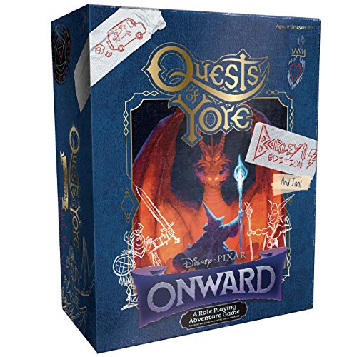 The OP, Disney Pixar Onwards: Quests of Yore Barley's Edition, Board Game, 2-5 Players, Ages 8+, 60+ Min Play Time von USAopoly