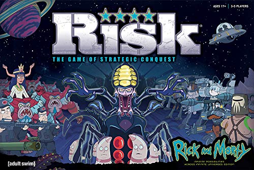 USAopoly Risk Rick & Morty Edition Board Game Brettspiel von USAopoly