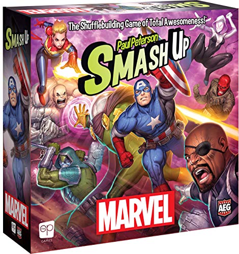 USA-OPOLY, Smash Up: Marvel, Board Game, 2 to 4 Players, Ages 12+, 60 Minute Playing Time von USAopoly