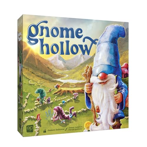USAopoly The OP Games | GNOME Hollow Brettspiel auf Englisch für die ganze Familie | Strategiespiel für 2-4 Spieler | Schnell erlernbares Spiel für Paare und ab 12 Jahren USAopoly The OP Games | GNOME Hollow Brettspiel auf Englisch für die ganze Familie | Strategiespiel für 2-4 Spieler | Schnell erlernbares Spiel für Paare und ab 12 Jahren von USAopoly