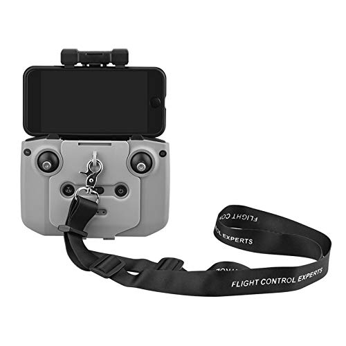 USIRIY Einstellbar Lanyard Drone Romote Controller Tragegurt mit Hakenadapter Für DJI Mavic Mini 2 (Schwarz) von USIRIY
