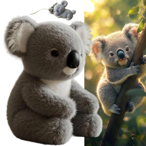 Koaly Emotional Healing On Demand, The Koaly Weicher Koala Stofftier PlüSchtier Spielzeuger Stofftier Zum Kuscheln Koala Kuscheltier FüR Kinder Erwachsene (1PCS+Zubehör) von USMEI