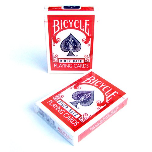 2 Bicycle Rider back - Pokerkarten - Rot (US Playing Card Company) von USPCC
