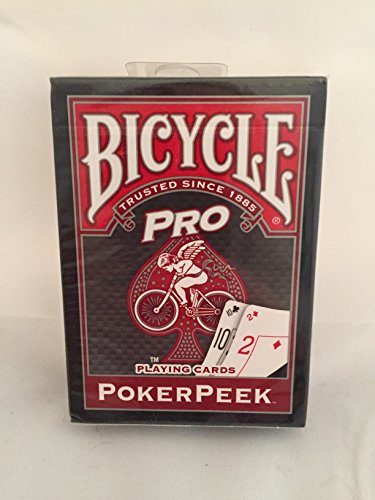 Bicycle Pro Poker Peek - Rot (US Playing Card Company) von USPCC