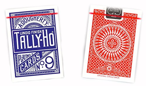 US Playing Card Company - Paket von 12 Pokerkarten -TALLY-HO Circle US Playing Card Company - Paket von 12 Pokerkarten -TALLY-HO Circle von Tally Ho