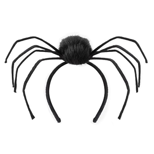 USUKUSI Halloween-Spinnen-Stirnband, schwarz, gruselig, für Damen, Maskerade, Haar-Accessoires, Festival-Dekorationen, Partyzubehör USUKUSI Halloween-Spinnen-Stirnband, schwarz, gruselig, für Damen, Maskerade, Haar-Accessoires, Festival-Dekorationen, Partyzubehör von USUKUSI