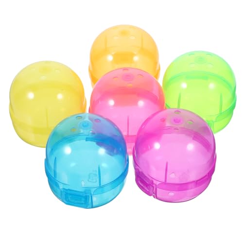 UTHCLO 12 Stück Teiliges Befüllbare Kunststoffkapseln Wiederverwendbare Transparente Bunte Ball spielzeuge Leicht Öffnbar für Partygeschenke Kaugummiautomaten und Bastelideen UTHCLO 12 Stück Teiliges Befüllbare Kunststoffkapseln Wiederverwendbare Transparente Bunte Ball spielzeuge Leicht Öffnbar für Partygeschenke Kaugummiautomaten und Bastelideen von UTHCLO