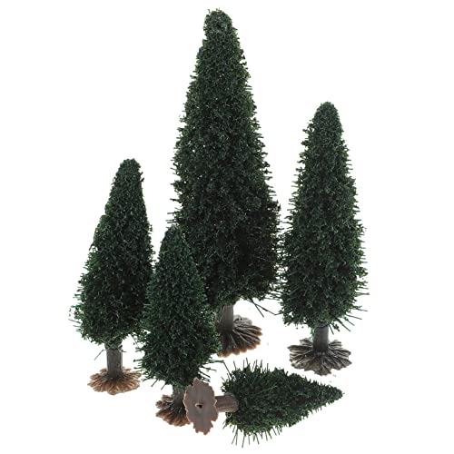 UTHCLO 15Stücke Mini Landschaftsbaum Modell Teiliges Realistische Miniatur Szenerie Bäume für Sandtisch Architekturmodelle und DIY Leicht und Langlebig von UTHCLO