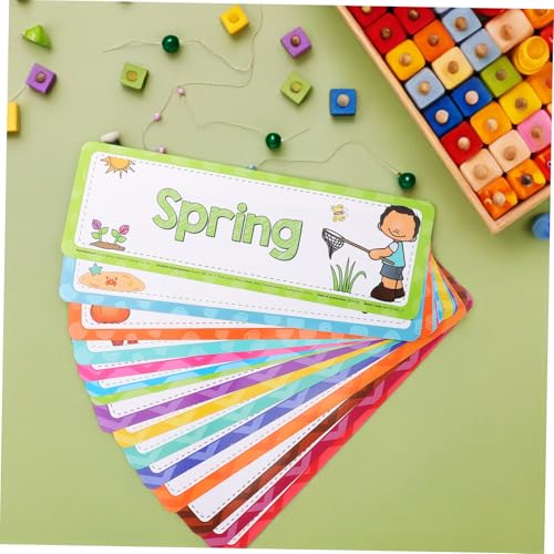 UTHCLO 16 Stück Englische Wortkarte Klassenzimmerdekor Lernkarten für den Kindergarten Lehrerkarte Lernwerkzeuge für den Unterricht Englische Lernkarten Kinderkarten Papier UTHCLO 16 Stück Englische Wortkarte Klassenzimmerdekor Lernkarten für den Kindergarten Lehrerkarte Lernwerkzeuge für den Unterricht Englische Lernkarten Kinderkarten Papier von UTHCLO