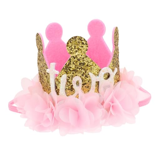 UTHCLO 1stück Geburtstagskrone Haarband Dekoratives Kopfschmuck Für Mädchen Einzigartiges Haarschmuck Für Kindergeburtstag Elegante Krone Für Fotos Und Feiern von UTHCLO