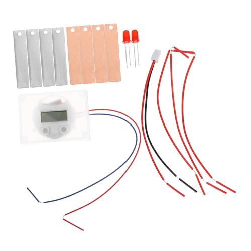 UTHCLO 2 Sätze DIY Fruchtbatterie Experimentierset für Schüler Elektrisches Wissenschaftsspielzeug mit Kupfer Elektroden Pädagogisches Stromerzeugungs Kit für Kreatives Lernen und von UTHCLO