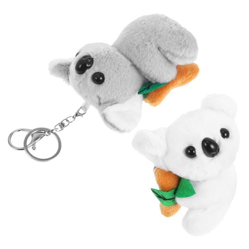 UTHCLO 2 Stück Fluffiger Koala Schlüsselanhänger Plüschtier Anhänger für Tasche Rucksack Handtasche Weicher Stofftier Deko Schlüsselring Kreatives für Alltag und Party UTHCLO 2 Stück Fluffiger Koala Schlüsselanhänger Plüschtier Anhänger für Tasche Rucksack Handtasche Weicher Stofftier Deko Schlüsselring Kreatives für Alltag und Party von UTHCLO