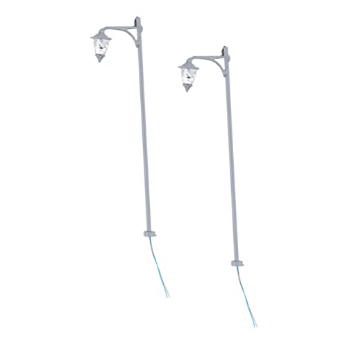 UTHCLO 2 Stück Warmweiß LED Beleuchtung Sandtisch Dekoration Puppenhaus Gartenpfad Zubehör Langlebig Robust von UTHCLO