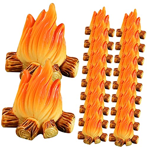 UTHCLO 20 Stück Feuerschmuck Miniaturen Lagerfeuer-Modell Lagerfeuer Vortäuschen Camping -Party -Dekorationen Künstlich Miniatur-lagerfeuerfiguren Partyzubehör Für Lagerfeuer Flamme Harz UTHCLO 20 Stück Feuerschmuck Miniaturen Lagerfeuer-Modell Lagerfeuer Vortäuschen Camping -Party -Dekorationen Künstlich Miniatur-lagerfeuerfiguren Partyzubehör Für Lagerfeuer Flamme Harz von UTHCLO
