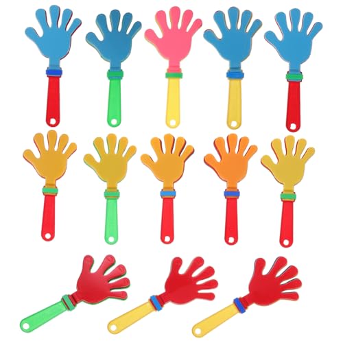 UTHCLO 24 Stück Teiliges Hand Clappers aus Sicherem Abs Material Leise und Leicht als Partyzubehör und Gastgeschenke zum Anfeuern bei Sportveranstaltungen und Geburtstagsfeiern von UTHCLO