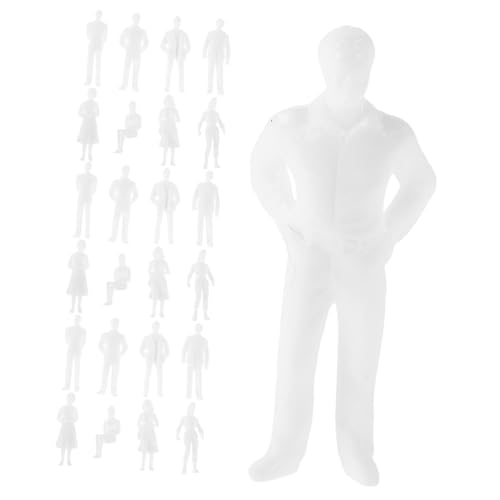 UTHCLO 25Stücke Menschenfiguren DIY Weiße Puppenhausfiguren Realistische Dekoration für Sandspiel Architekturmodelle und Bastelprojekte UTHCLO 25Stücke Menschenfiguren DIY Weiße Puppenhausfiguren Realistische Dekoration für Sandspiel Architekturmodelle und Bastelprojekte von UTHCLO