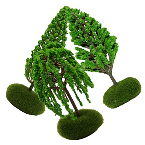 UTHCLO 3stücke Miniatur Diorama Bäume Realistische Landschaftsdekoration Für Sandtisch Und Garten Leicht Und Langlebig Für Kreative Mikro-landschaften Und Bastelprojekte von UTHCLO