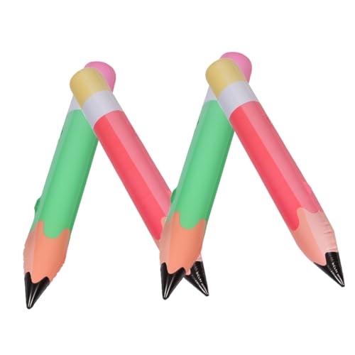 UTHCLO 4 Stück Aufblasbare Bleistift Luftballons Riesige PVC Bleistift Dekorationen für Geburtstagsfeiern und Schulanfang Lustige und Charmante Party Accessoires UTHCLO 4 Stück Aufblasbare Bleistift Luftballons Riesige PVC Bleistift Dekorationen für Geburtstagsfeiern und Schulanfang Lustige und Charmante Party Accessoires von UTHCLO