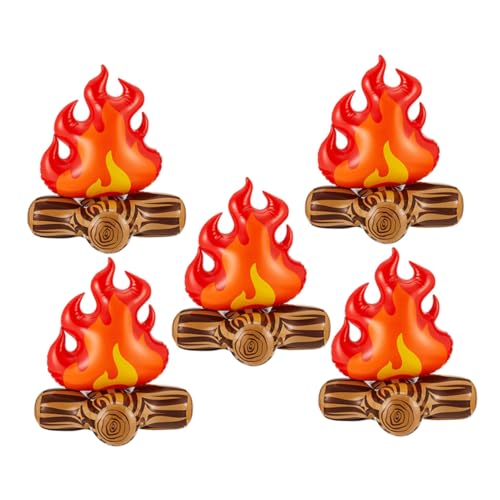 UTHCLO 5 Stück Teiliges Aufblasbares Kunst Feuer mit Realistischem Flammeneffekt Sicheres Feuerfreies Camping für Innen und Außenbereich Einfache Handhabung für Party und UTHCLO 5 Stück Teiliges Aufblasbares Kunst Feuer mit Realistischem Flammeneffekt Sicheres Feuerfreies Camping für Innen und Außenbereich Einfache Handhabung für Party und von UTHCLO