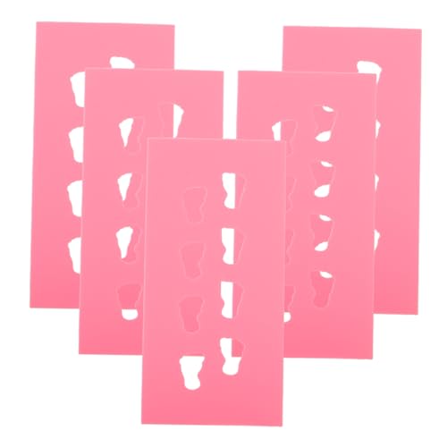 UTHCLO 5pcs Dollhouse Miniatur -fußabdrücke Mattenformpolsterkissen Geschnittene Form Für DIY Miniatur Dollhouse -bodenbelag Und Kindermöbelzubehör von UTHCLO