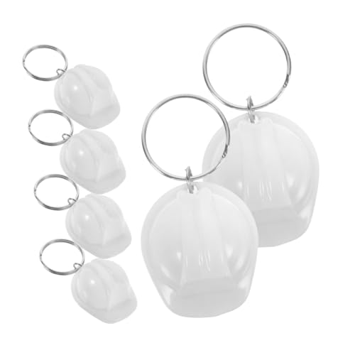 UTHCLO 6stücke Helm-schlüsselanhänger Kunststoff Tragbar Und Langlebig Für Schlüssel Rucksäcke Und Taschen Einzigartiges Diy-dekor von UTHCLO