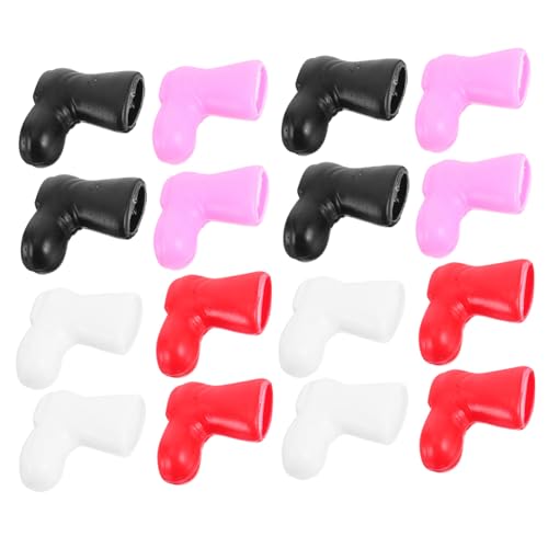 UTHCLO 96stücke Miniatur-weihnachtsmannstiefel Aus Kunststoff Kleine Schuhdekorationsstücke Für Puppenhaus-Ornamente Bastelmaterial Für Weihnachtsdekorationen Mini-schuhspielzeug Für von UTHCLO