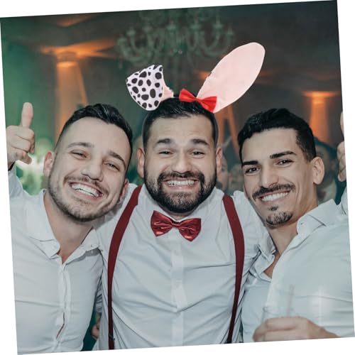 UTHCLO Dalmatiner Hundeohren Stirnband Plüsch mit Formbaren Ohren Weiches Halloween Kostümzubehör für Party und Fasching von UTHCLO