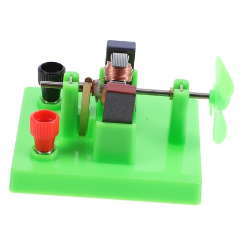 UTHCLO Dc Motor Modell Bausatz für Physik Experiment Einfacher Anschluss Vielseitig Einsetzbar für Elektrolabor und Schulunterricht für Elektrische Schaltungen und Motorfunktionen von UTHCLO