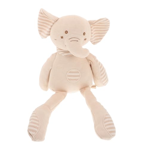 UTHCLO Elefantenpuppe aus Bio-Baumwolle Tierspielzeug aus Baumwolle ausgestopfter Elefant aus Plüsch Elefantenspielzeug für Babys Stofftier Elefant Stoffelefant für Babys Beige UTHCLO Elefantenpuppe aus Bio-Baumwolle Tierspielzeug aus Baumwolle ausgestopfter Elefant aus Plüsch Elefantenspielzeug für Babys Stofftier Elefant Stoffelefant für Babys Beige von UTHCLO