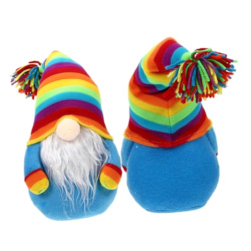 UTHCLO Große Bunte Gnompuppe aus Farbenfrohe Gesichtslose Figuren Dekoration für Zuhause und Fensterbank Langlebiges Material Fröhliches Geschenk für Familie und Freunde von UTHCLO