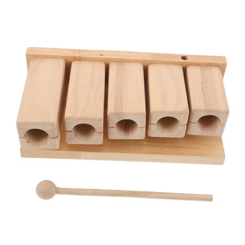 UTHCLO Holz-Percussion-Block Klanginstrument mit Schlägel Ergonomisch für Yoga Musikunterricht Kindergarten Orff-Instrument Pädagogisch Leicht spielend UTHCLO Holz-Percussion-Block Klanginstrument mit Schlägel Ergonomisch für Yoga Musikunterricht Kindergarten Orff-Instrument Pädagogisch Leicht spielend von UTHCLO