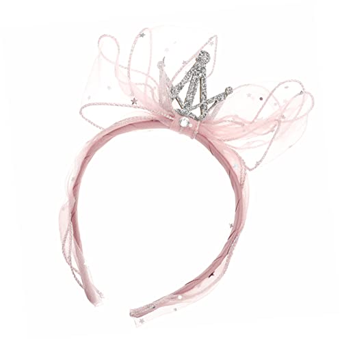 UTHCLO Mädchen Krone Haarband mit Schleife Geburtstagsfeier Shower Haarschmuck für Kleinkinder Leicht Perfektes Accessoire für Besondere Anlässe UTHCLO Mädchen Krone Haarband mit Schleife Geburtstagsfeier Shower Haarschmuck für Kleinkinder Leicht Perfektes Accessoire für Besondere Anlässe von UTHCLO