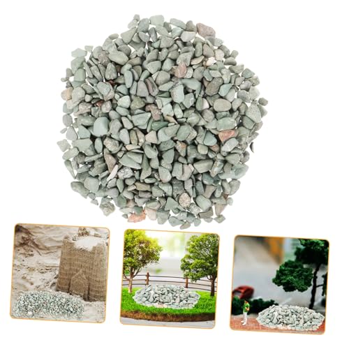 UTHCLO Micro Landschaftsstein Vulkanfelsen für DIY Modellbau Leichtes Streumaterial für Sandtische Gartendekoration Miniatur Szenen für Modelleisenbahn und Architekturmodelle von UTHCLO
