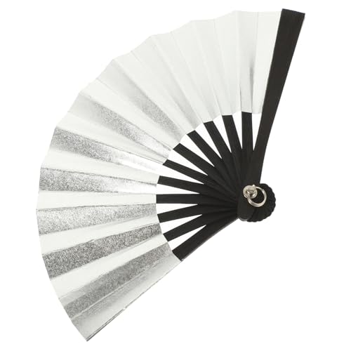 UTHCLO Miniatur Papierfächer Handgefertigt aus und Papier Mini Faltfächer Dekoratives DIY Bastelset für Puppen und Party Leicht und Einzeln Silberfarben UTHCLO Miniatur Papierfächer Handgefertigt aus und Papier Mini Faltfächer Dekoratives DIY Bastelset für Puppen und Party Leicht und Einzeln Silberfarben von UTHCLO