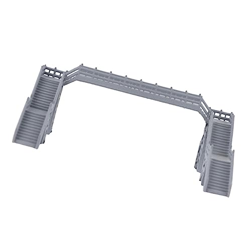 UTHCLO Modell Fußgängerbrücke Kunststoff für Modelleisenbahn und Miniatur Fußgängerbrücke für Sandtisch Dekoration DIY Materialien für Miniatur Szenen und Puppenhaus Zubehör von UTHCLO