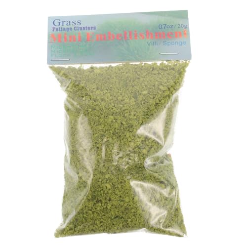 UTHCLO Modellbau Gras Pulver pro Beutel Streumaterial für Miniatur Landschaften DIY Basteln Realistische Vegetation Feinkörnig Vielseitig für Diorama Tabletop Kreative Modellprojekte von UTHCLO