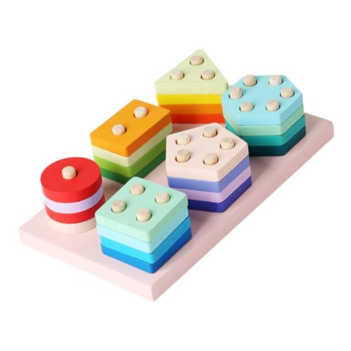 UTHCLO Montessori Holzspielzeug Geometrische Formen Steckspiel für Kleinkinder Jahre Feinmotorik Fördern Farb und Formerkennung Motorikspielzeug Lernspielzeug aus Holz UTHCLO Montessori Holzspielzeug Geometrische Formen Steckspiel für Kleinkinder Jahre Feinmotorik Fördern Farb und Formerkennung Motorikspielzeug Lernspielzeug aus Holz von UTHCLO