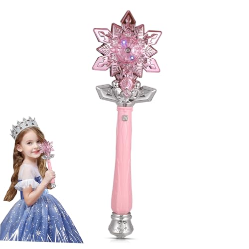UTHCLO Zauberstab sprühen drinnen Für Musical Eisspielzeugstab leuchtet auf Prinzessin Zauberstab Kleinkind Schneeflocke Schneeflocken-Glühstab Plastik Rosa UTHCLO Zauberstab sprühen drinnen Für Musical Eisspielzeugstab leuchtet auf Prinzessin Zauberstab Kleinkind Schneeflocke Schneeflocken-Glühstab Plastik Rosa von UTHCLO