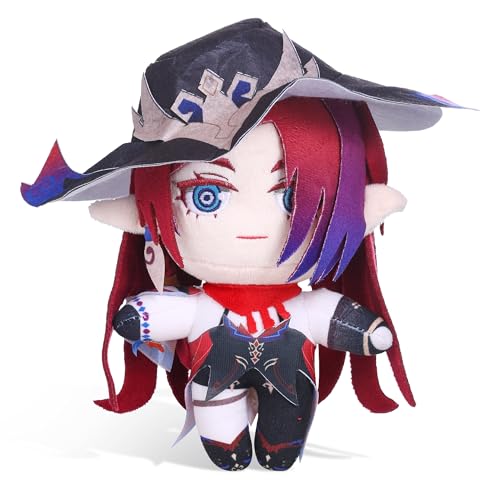 UTIEHD Genshin Impact Charakter Plüschpuppe, Plüschtier Stoffpuppe, Kostüm-Plüschrequisiten für Fans（Chasca） von UTIEHD
