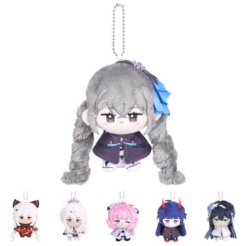 UTIEHD Honkai Impact 3rd Plüsch-Schlüsselanhänger, Niedliche 10cm Sammelpuppen – Kompakt für Taschen & Schlüssel (Bronya) von UTIEHD