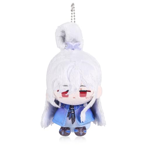 UTIEHD Honkai Star Rail Plüsch-Schlüsselanhänger, süße 10cm Sammelpuppen - Kompakte Größe für Taschen und Schlüssel für Fans (Jingliu) von UTIEHD