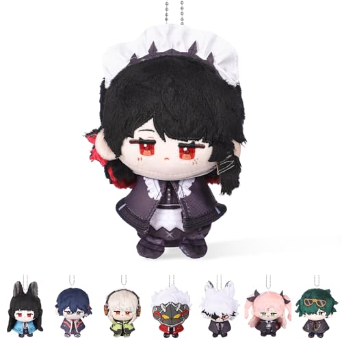 UTIEHD Zenless Zone Zero Plüsch-Keychains, Niedliche 4 Zoll ZZZ Sammelpuppen, Kompakte Größe für Taschen und Schlüssel für Fans (Ellen Joe) von UTIEHD