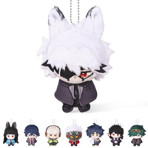 UTIEHD Zenless Zone Zero Plüsch-Keychains, Niedliche 4 Zoll ZZZ Sammelpuppen, Kompakte Größe für Taschen und Schlüssel für Fans (Von Lycaon) von UTIEHD